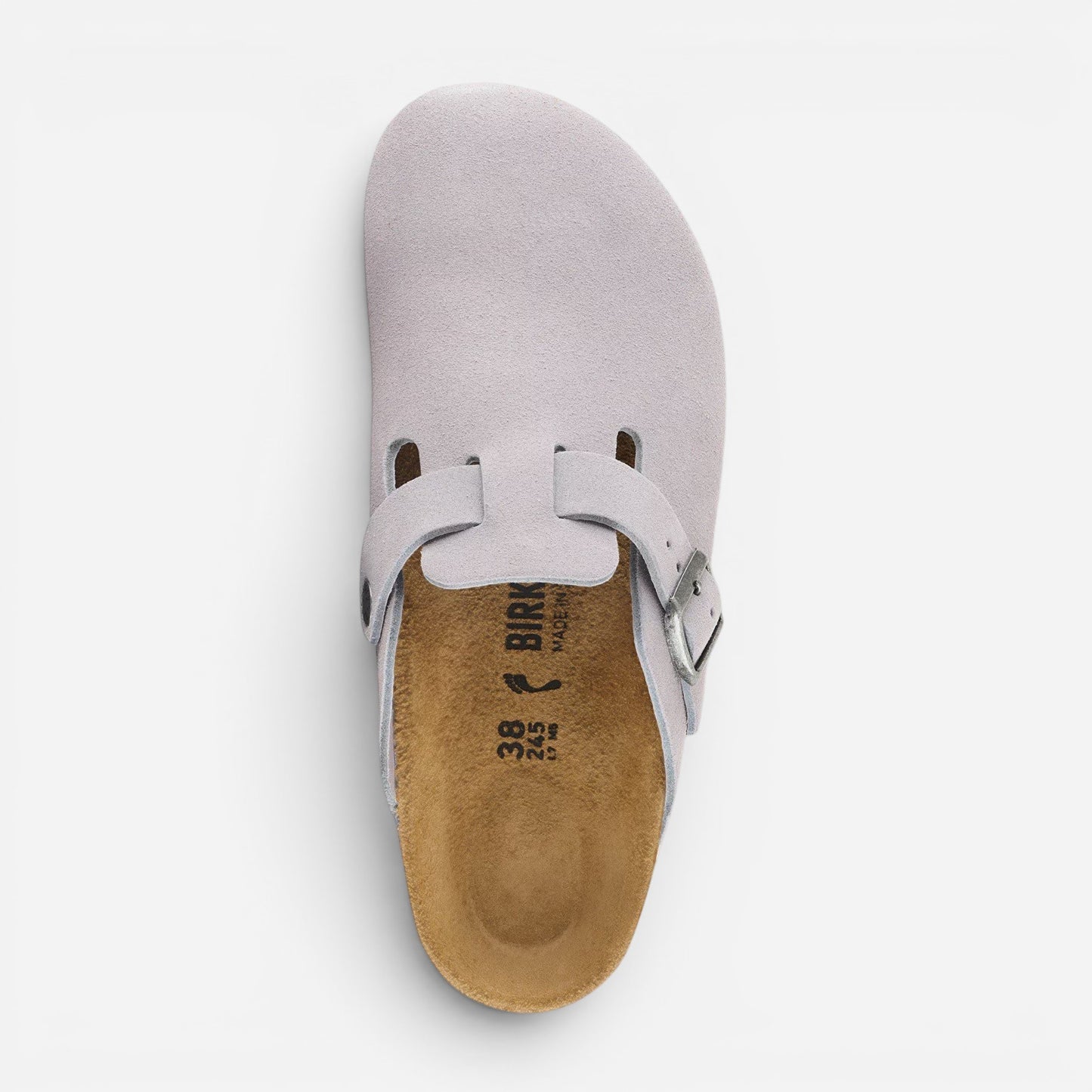 Boston Lavender Sky Suede Leather Narrow