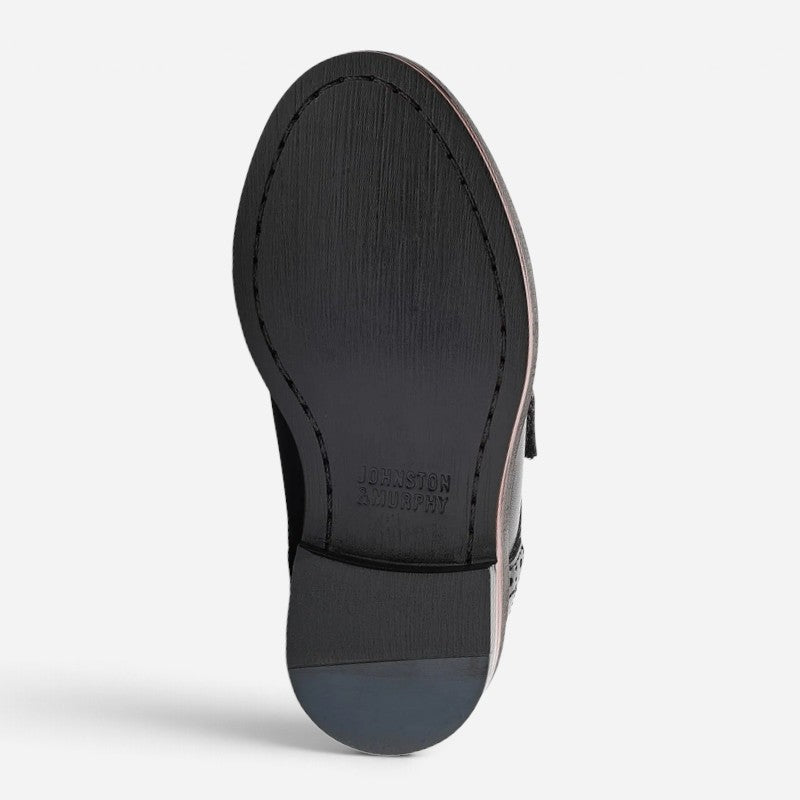 Little Kid's Conard Cap Toe Black Full Grain Leather