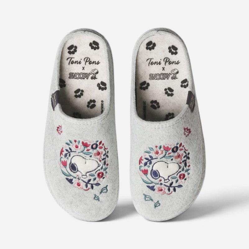 Snoopy Slipper Cameo Aqua