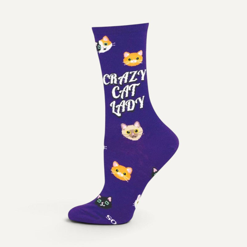Crazy Cat Lady Purple