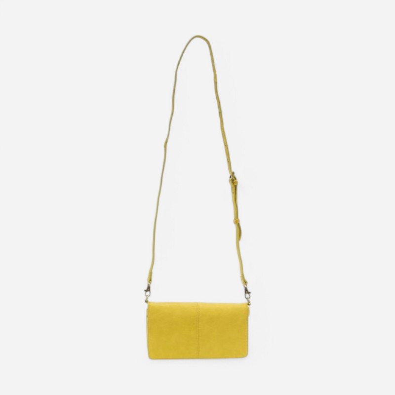 Everly Organizer Flap Crossbody Yellow