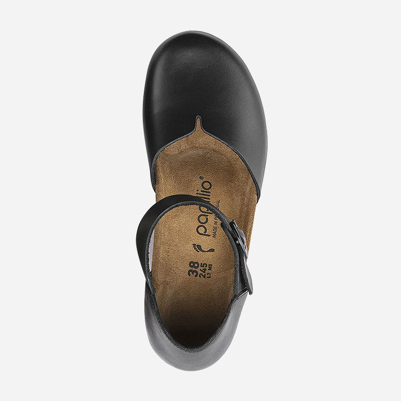 Mary Black Leather Narrow