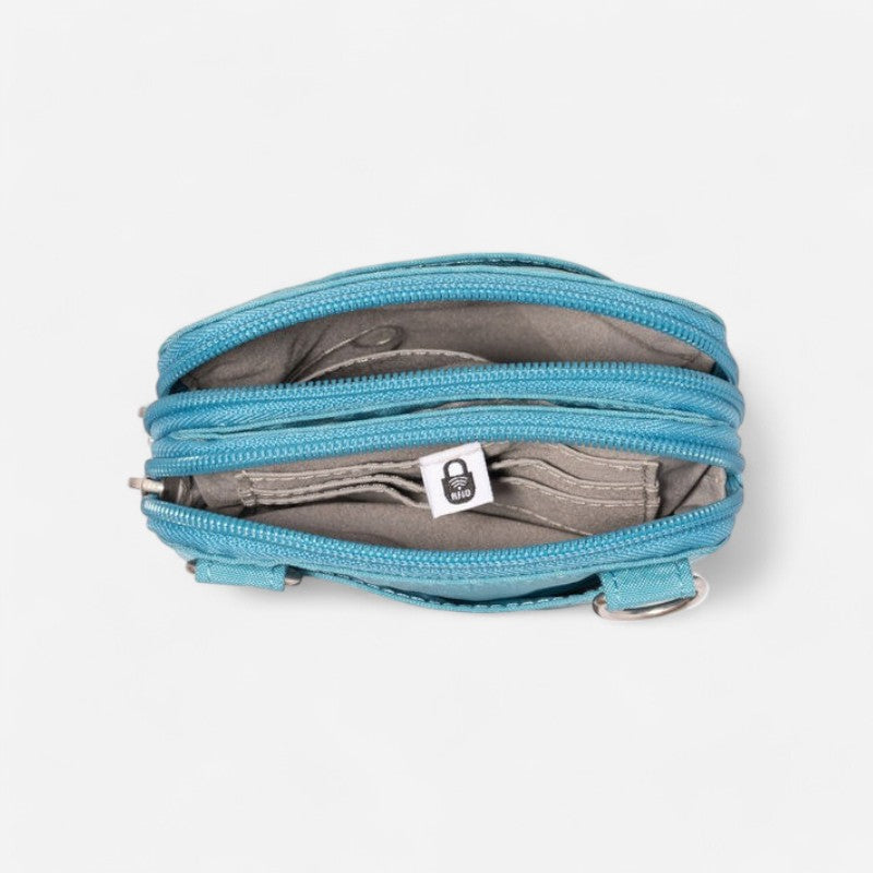 Modern Take Two RFID Crossbody Seaside Blue