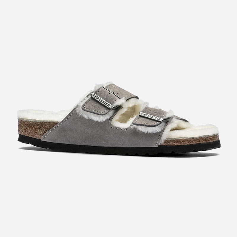 Arizona Shearling Stone Coin Suede Leather Narrow