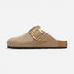 Boston Big Buckle Tobacco Oiled Leather Narrow