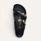 Mayari Black Amalfi Leather Regular