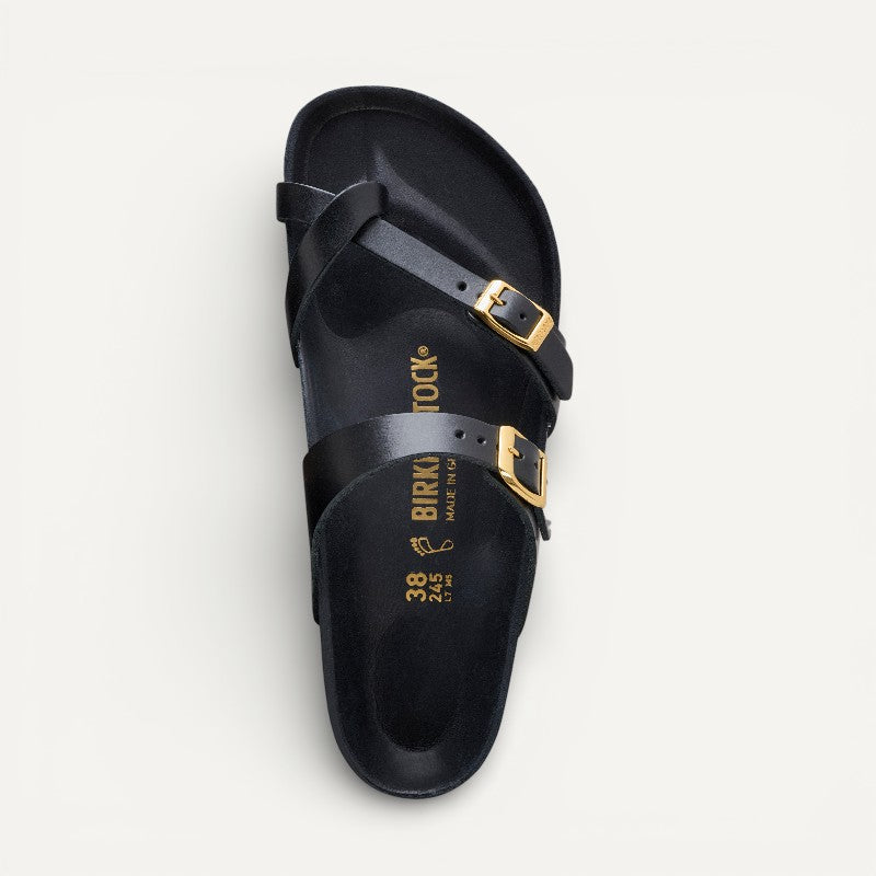 Mayari Black Amalfi Leather Regular