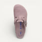 Boston Soft Footbed Faded Purple Suede Leather Narrow