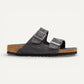 Arizona Men's Soft Footbed Charcoal Suede Leather Regular