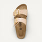 Sydney Luxe Buckle Sand Patent Birko-Flor Narrow