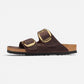 Arizona Big Buckle Habana Oiled Leather Narrow