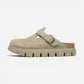 Boston Chunky Taupe Suede Leather Taupe Sole Narrow