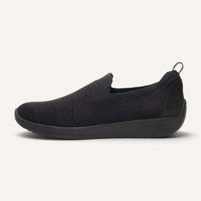 Leena 3 Black Metallic Wovenstretch/Black