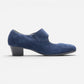 Calico 2 Navy Kid Suede