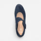 Calico 2 Navy Kid Suede