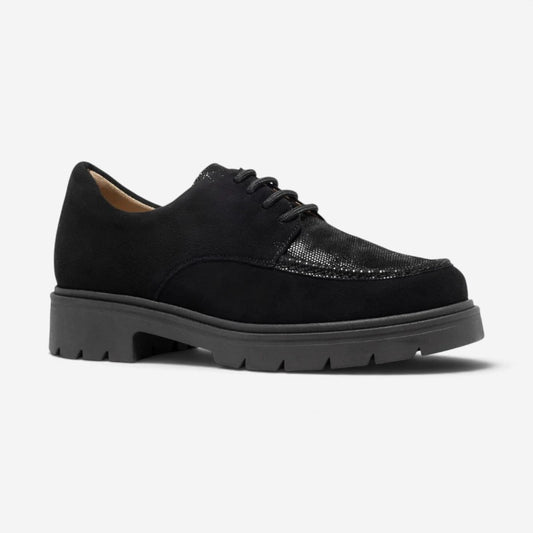 255061 Oxford Black Suede Combi