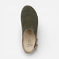 Merrin Olive Embossed Suede