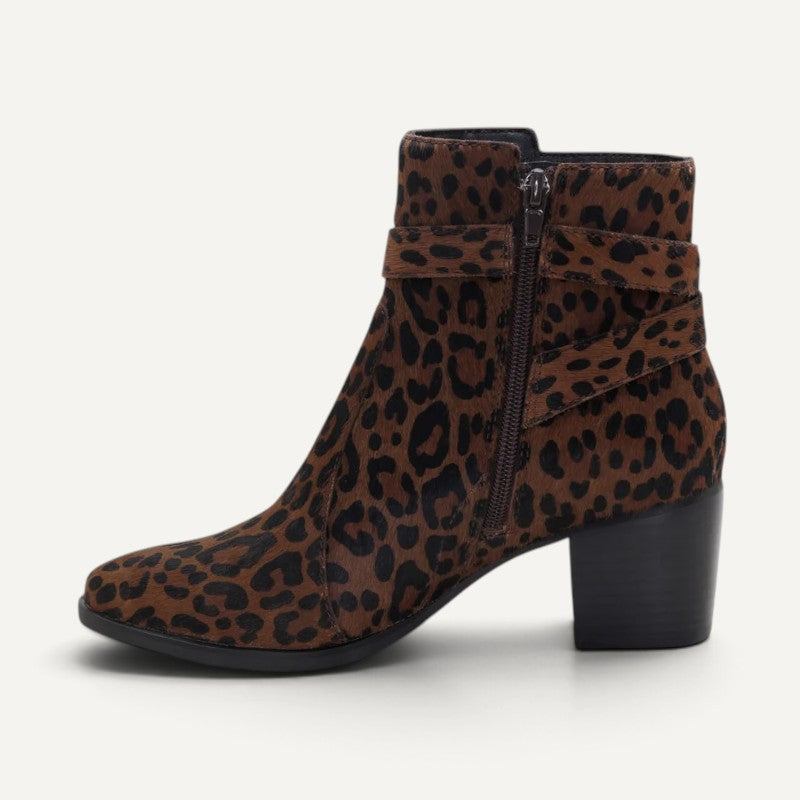 Rebecca Heel Boot Leopard