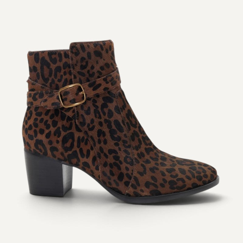 Rebecca Heel Boot Leopard