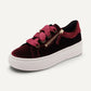 Aubrey Burgundy Velvet