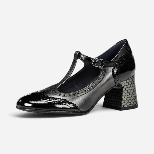 Dacy T-Strap Black/Anthracite