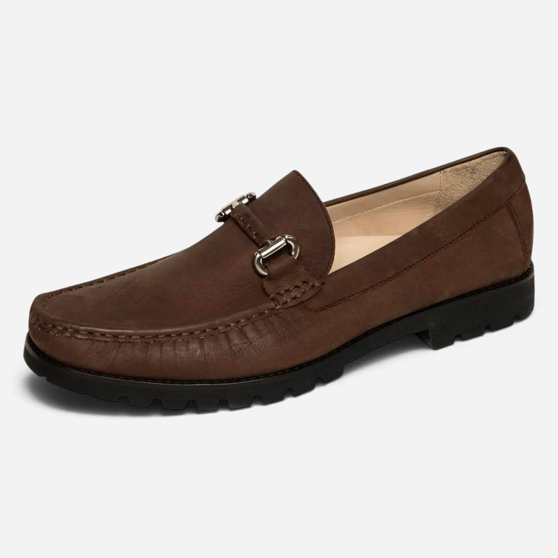 Men's Dillon Bit Chocolate Suede