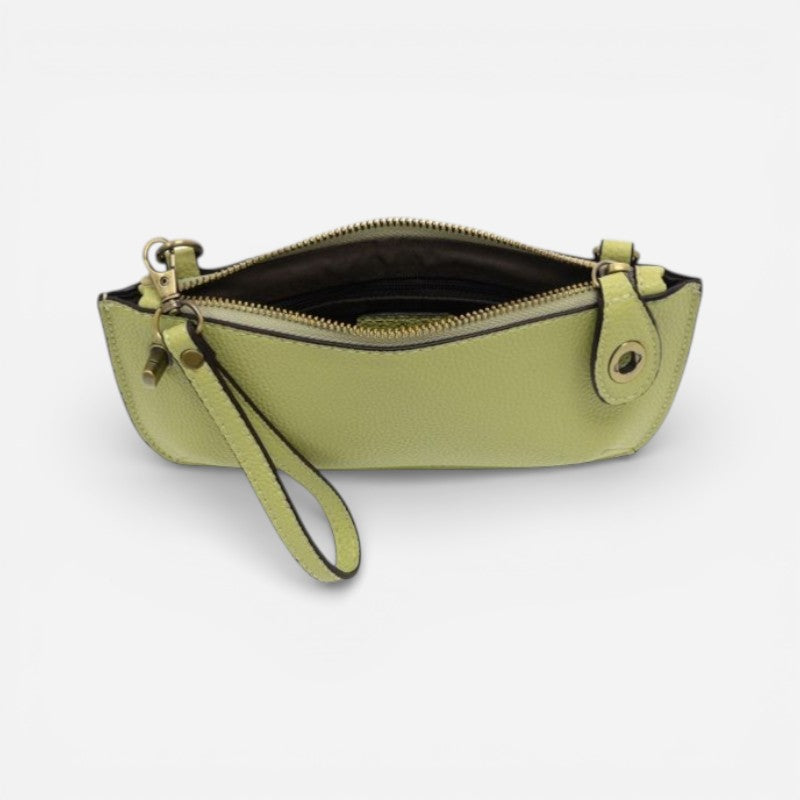 Mini Crossbody Wristlet Clutch Kiwi