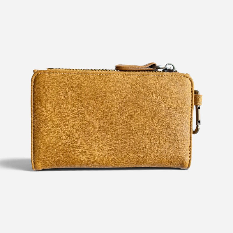Bobbie Bifold Wallet With Carabiner Dijon