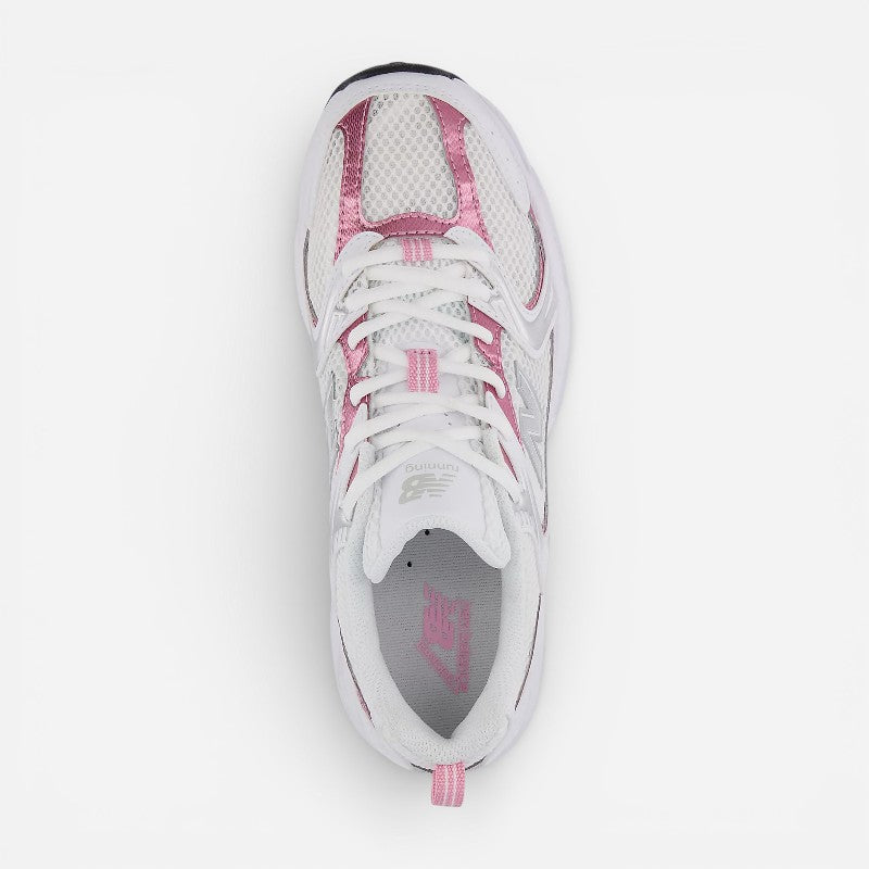 Men's 530 NB 103 WHITE/PINK SUGAR/Silver Metallic