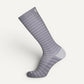 Wellness Compression Over The Calf Grey Stripes