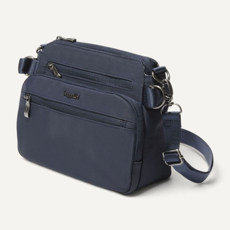 Marais Rfid Crossbody French Navy