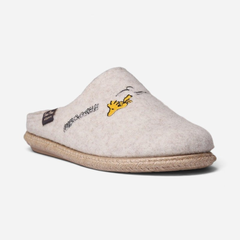 Snoopy Slipper Ecru Whoosh