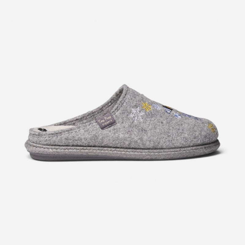 Snoopy Slipper Gray Ski