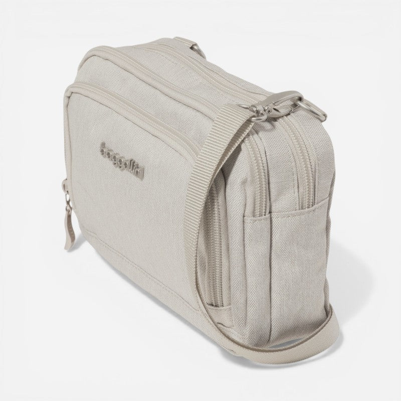 Trifecta RFID Wallet Crossbody Vanilla Heritage