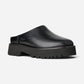 Uptowner Mule Black Leather