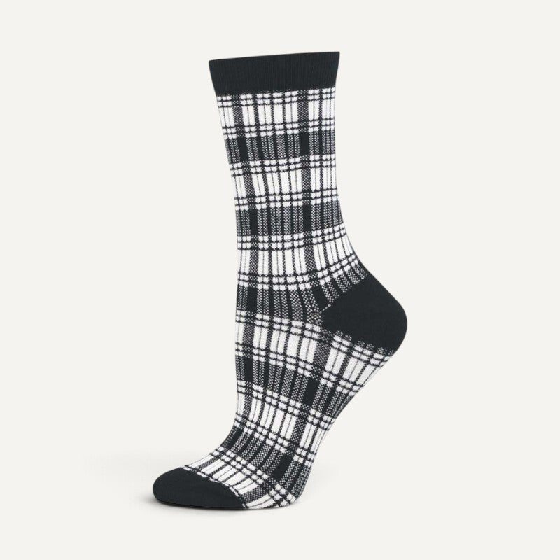 Bamboo Plaid Black/White