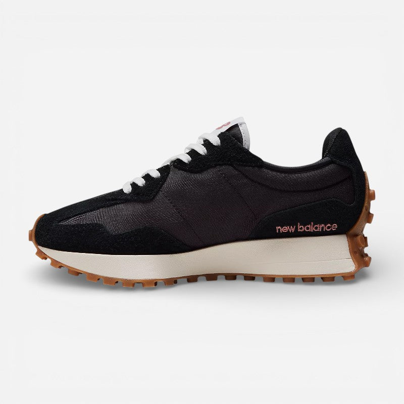 Women's 327 BLACK/NB 103 WHITE/Mineral Red