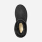 Men's Classic Short Sheepskin Boots Black