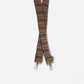 1.5" Multi Stripe Woven Guitar Strap Black