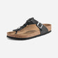 Gizeh Braided Black Oiled Leather Regular