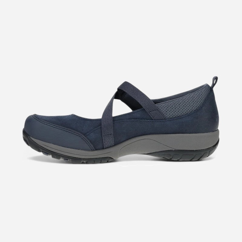 Primrose Navy Burnished Suede