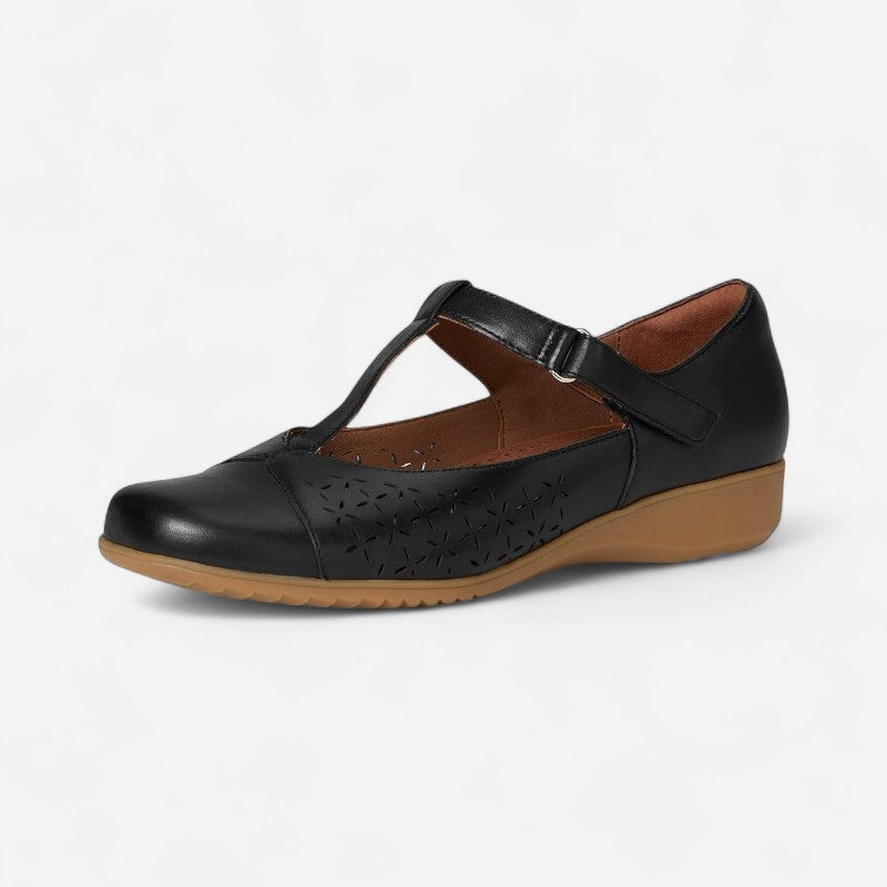 Rowen T-Strap Casual Black