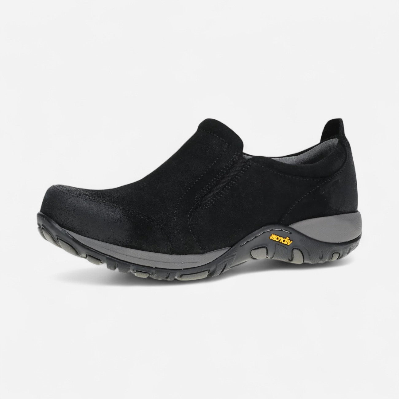 Pippy Waterproof Burnished Suede Black