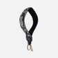 2 Wild Rose Easy Find Wristlet Keychain Black White"