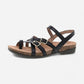 Roslyn Black Waxy Burnished