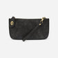 Lux Crossbody Wristlet Clutch Chestnut