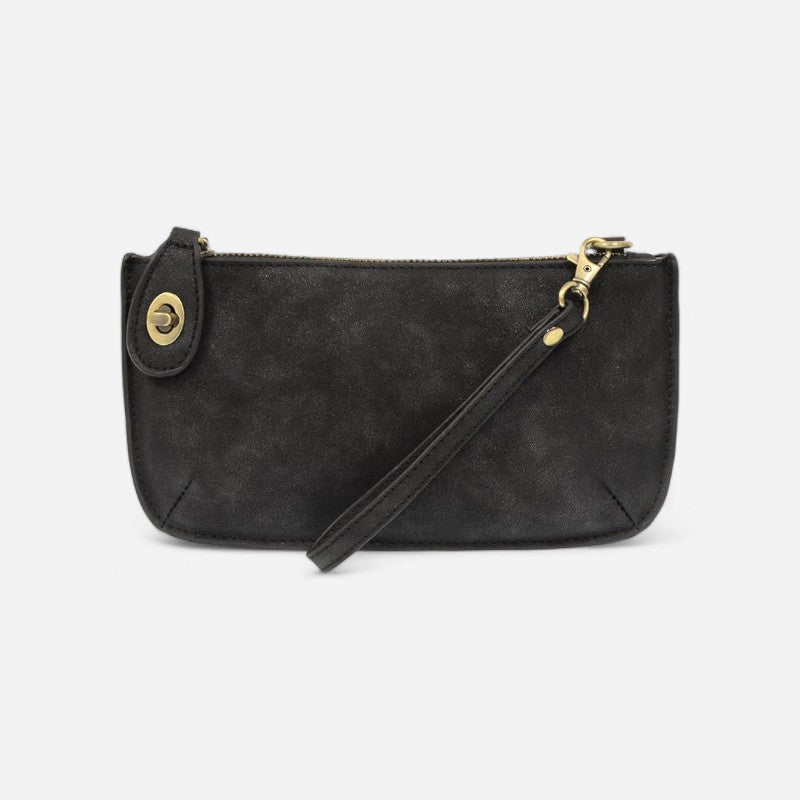 Lux Crossbody Wristlet Clutch Chestnut