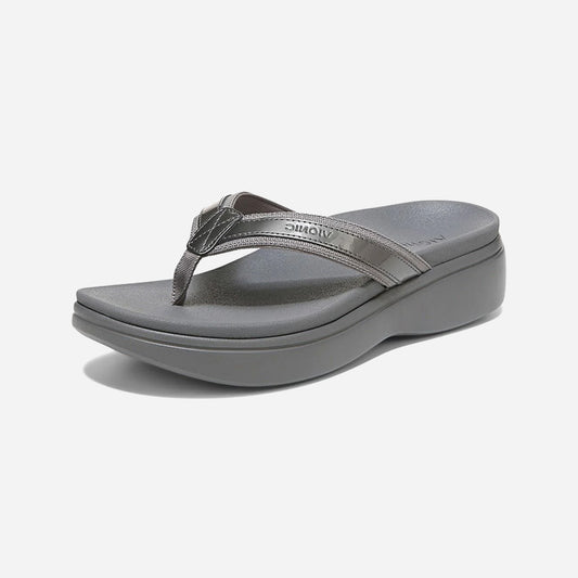 High Tide II Pewter metallic Patent