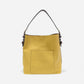 Classic Hobo Handbag Laguna YelloWithCoffee