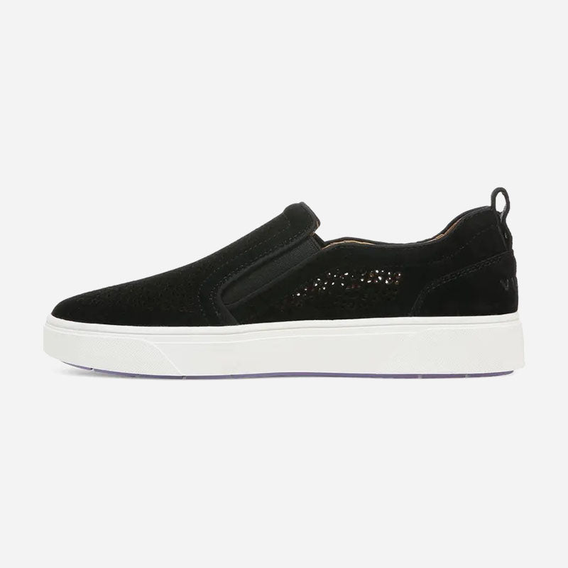 Kimmie Perf Black Suede